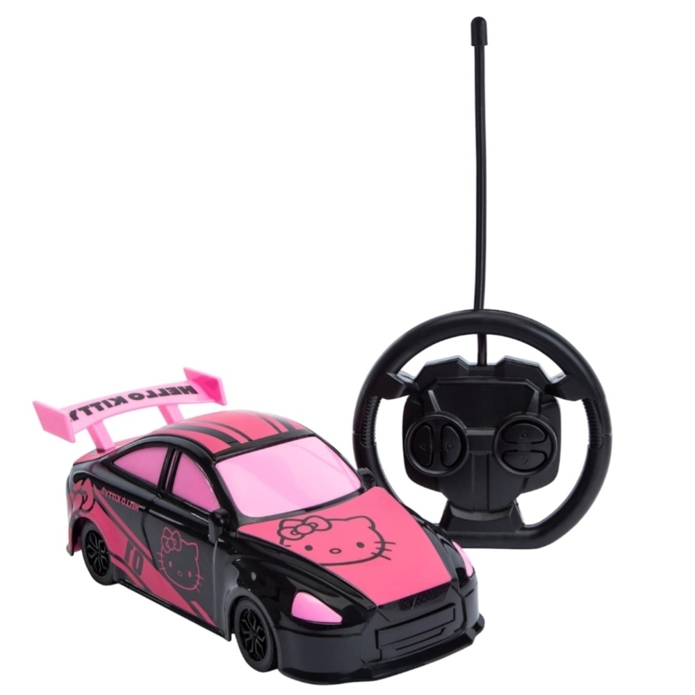 🔥NEW! Hello Kitty Pink and Black Remote Control Car